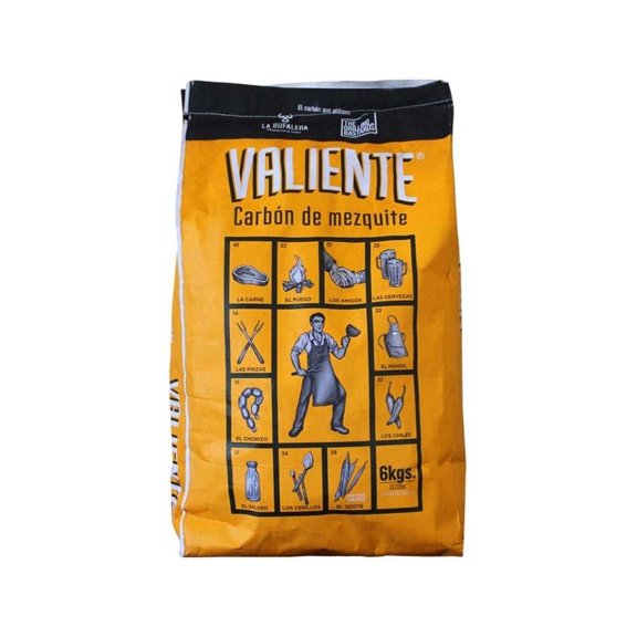 Carbón Valiente de Mezquite 6kg