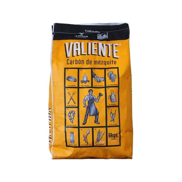 Carbón Valiente de Mezquite 6kg