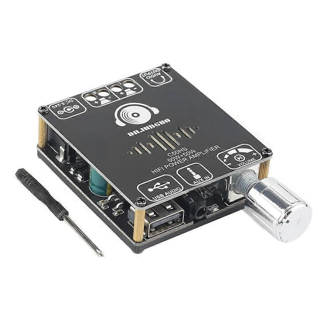 DAJUNGUO C50HS Bluetooth Amplifier Board 50W+50W TPA3116D2 HiFi Chip