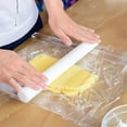 thumbnail image 3 of OUNONA Transparent Acrylic Dough Thickness Ruler, and Clear, Ideal for Home Baking and Cooking, 1 Pair, 3 of 8