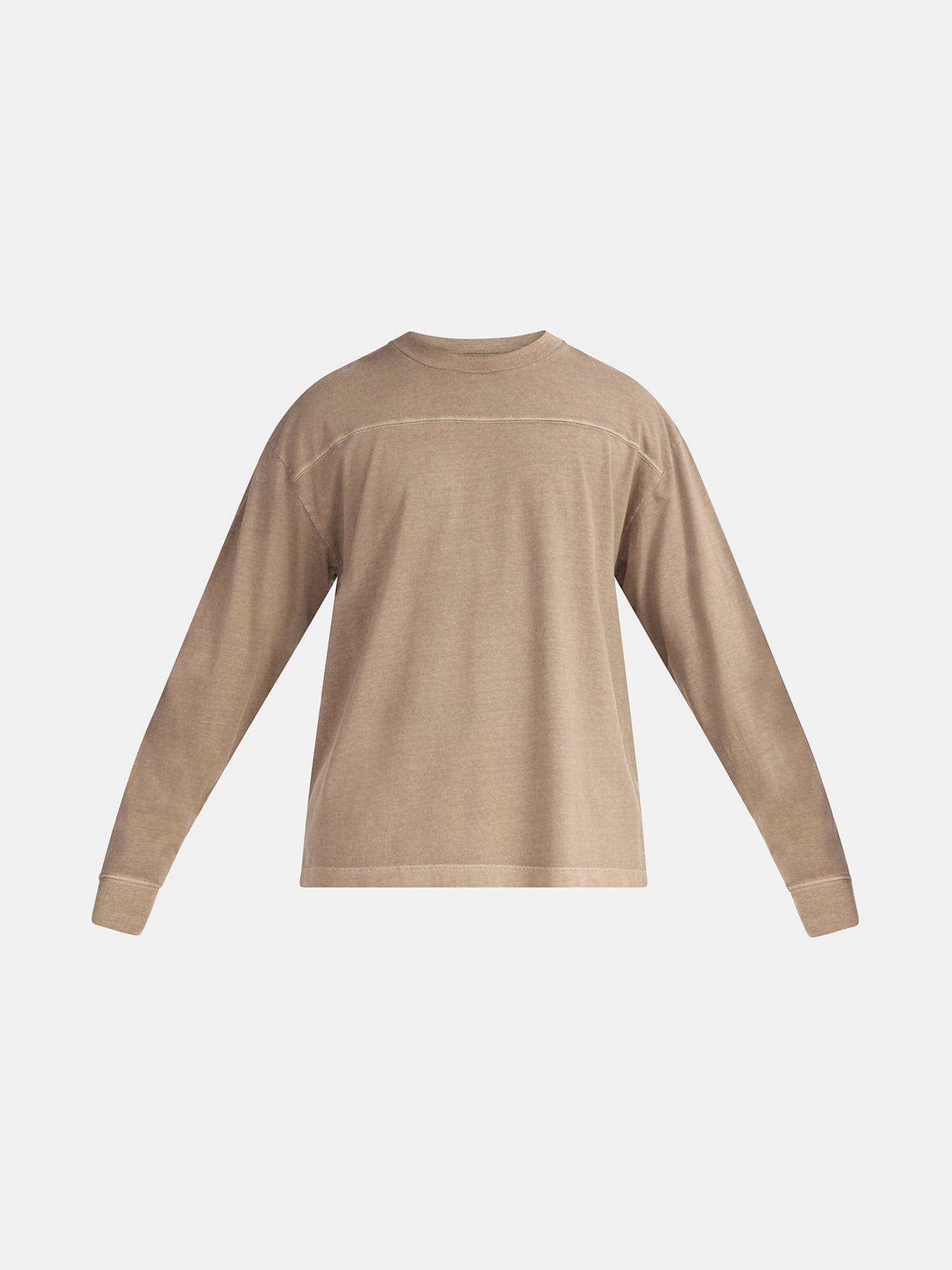 No Boundaries Cotton Washed Tee with Long Sleeves, Men's & Big Men's