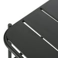 thumbnail image 4 of GDF Studio Crowningshield Outdoor Iron Side Table, Matte Black, 4 of 6