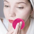 thumbnail image 3 of MesaSe 3Pcs Cotton Rounds Reusable Makeup Remover Pads Soft Face Pads Rose Red, 3 of 7