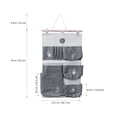 thumbnail image 4 of Simple Sac Suspendu Mural Sac de Rangement de Placard Multi-Poches sur la Porte Magazine Poches de Rangement Maison Organiser, 4 of 8