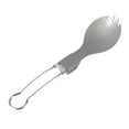thumbnail image 1 of BEADCEST Outdoor Camping Utensils Stainless Steel Fork Spoon Spork 1Pack, 1 of 8
