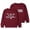 R122/Wine, variant on Vividxx Toddler Boys Sweatshirts Kids Letter Print Long Sleeve Crewneck Sweatshirt Children Casual Pullover Tops For Fall Winter Loose Fit 18-24 Months