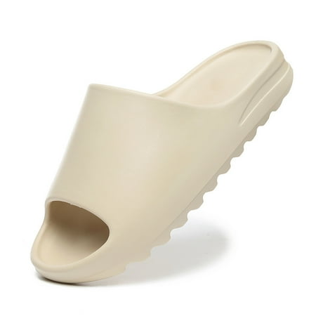 

Women‘s Platform House Slippers Open Toe Solid Color Soft Sole Home Slides Women‘s Indoor Comfy Shoes