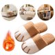 thumbnail image 5 of Suaves Y Cálidas para El Pantuflas Térmicas Planas Con Forma Pata Gato Felpa Cómodas Antideslizantes Sala Estar, 5 of 9