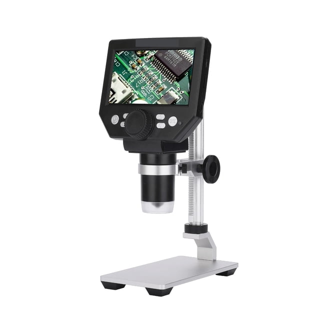 Microscope G1000 Digital Microscope for Soldering 4.3 Inch Large Base LCD Display 8MP 1-1000X Continuous Amplification Magnifier ,Powerful telephoto capabilities