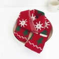 thumbnail image 2 of Lovzfmll Christmas Scarf for Boys Girls, Cute Thick Warm Red Scarf Soft Cozy Winter Holiday Gift for Toddler 2-6 Years, 2 of 3