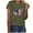 Army Green#1, variant on Fartey Women's 4th of July Shirt Patriotic American Flag Short Sleeve Tops Independence Day Crew Neck Graphic Tees Memorial Day T-Shirts Army Green L