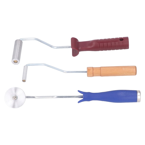 Kit De Herramientas De Rodillo De Fibra De Vidrio, 3 Piezas De Liberación De Burbujas De Rodillo Laminador De Resina De Fibra De Vidrio Que Ahorra Mano De Obra Para Reparación De