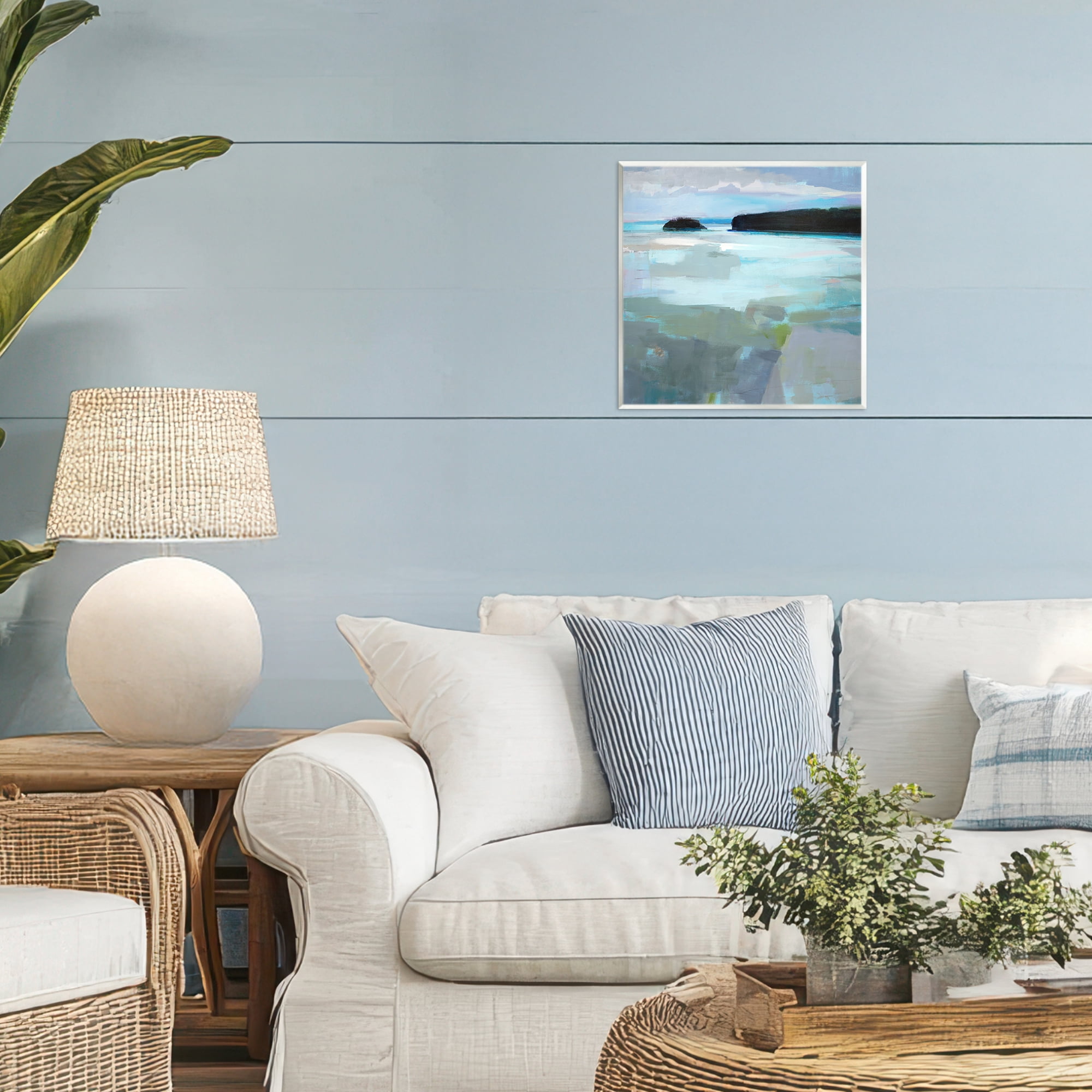 Stupell Industries Freeport Maine Abstraction Wall Plaque Art, design by Kathleen Robbins