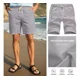 thumbnail image 3 of Bermuda Short Casual Playa De Algodón Y Lino Para Hombre, 3 of 8