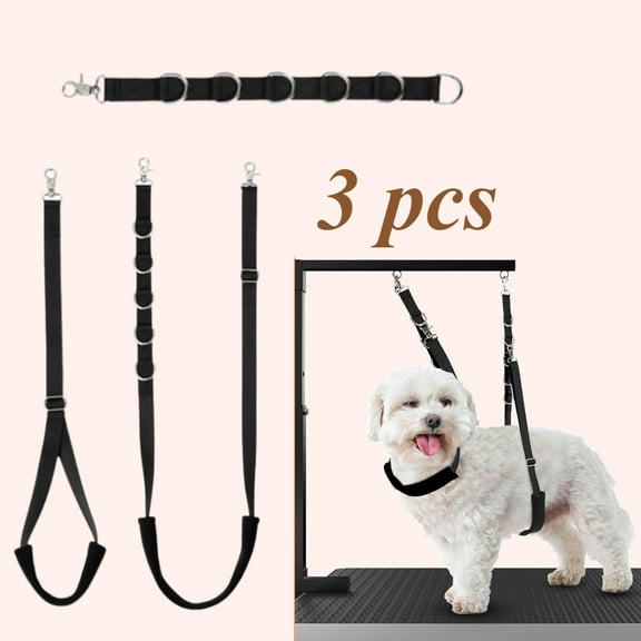 Grooming Table Accessories Dog Loops - Adjustable Belly Straps & Belly Bands, Soft Comfortable Pet Grooming Supplies for Professional Groomers