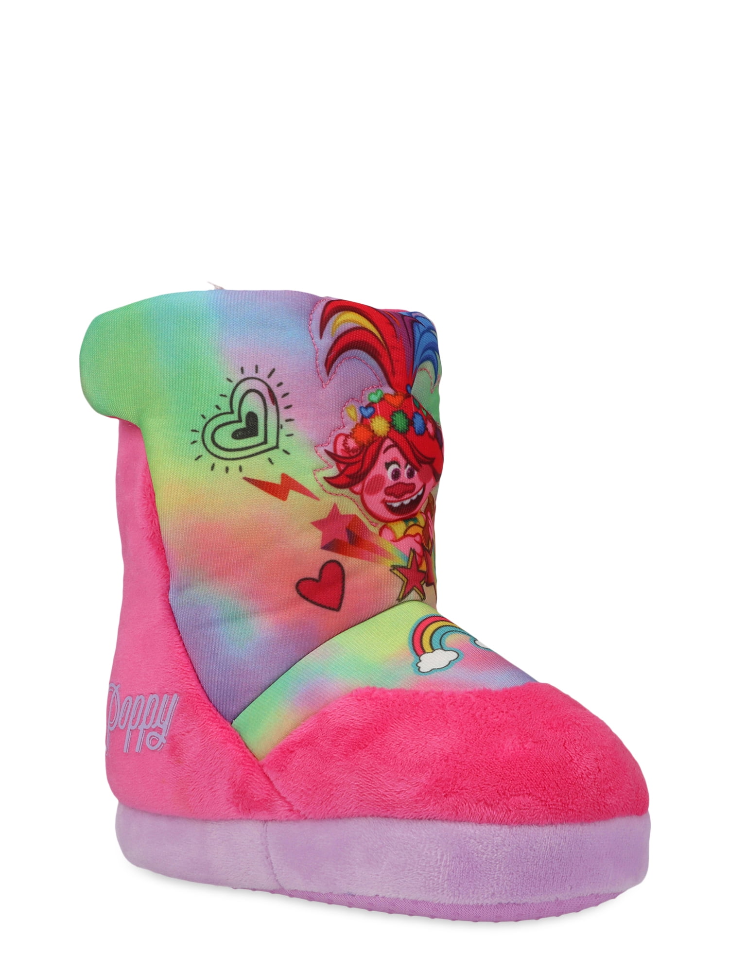 Kids Girls Trolls Clogs Slippers Sandals Yellow Size UK JNR 8.5-2.5 