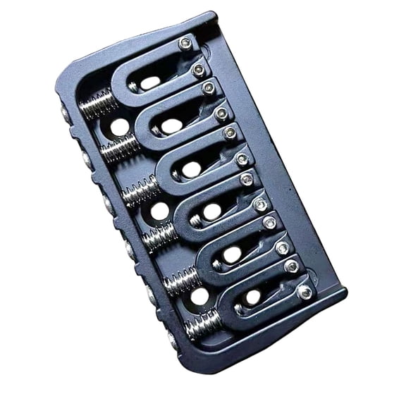 Alloy Guitar Fixed Hardtail Bridge,Guitar Tailpiece Electric Guitar Black