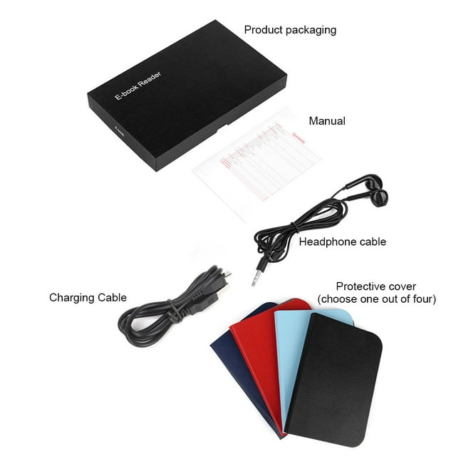 Hi,Fancy Liseuse de Livres Électroniques avec Écran TFT HD de 7 Pouces Lecteur Audio MP3 Numérique Musique Tablette Noir,8 Go,Prise US
