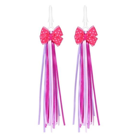 IBASETOY Twirl Streamer Ribbon for Kids Bikes Lace 1 Pair
