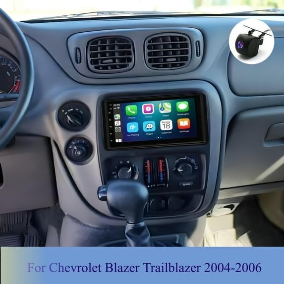 2025 Hot Sale Android 13 Car Radio for Chevy Blazer Trailblazer 2004-2006 | 7in 4 64G Wireless CarPlay Android Auto, GPS   Bluetooth/WiFi   SWC Split Screen