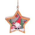 thumbnail image 1 of Christmas Ornament Xmas Wooden Hanging Light,for Christmas Tree Decor, 1 of 5
