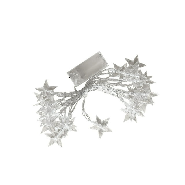 Injueey Lámpara de estrella de cinco puntos Adornos de festival Cadena de luz de luz LED 3 metros Type2 Injueey HA061921-02