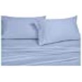thumbnail image 3 of Abripedic Sateen Solid Sheets, 600-Thread-Count 3PC Bed Sheet Set, 100-Percent Cotton, Deep Pocket, Twin Extra Long, Blue, 3 of 5