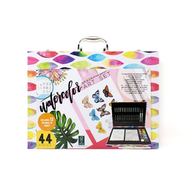 Art 101 Budding Artist 44 Piece Watercolor Art Set - Walmart.com