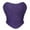 Purple, variant on Kaemgyyd Women's Strapless Bodyshaper Top Fashion Stretch Going out Party Corset Top Glitter Sparkle Shapewear Built-In Bra
