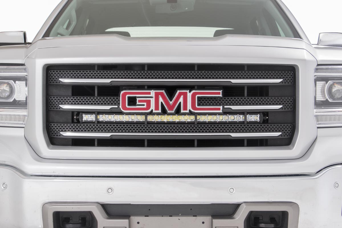 Rough Country 30" Chrome Series LED Grille Kit for 14-18 Chevy/GMC 1500 - 70625 Fits select: 2014-2018 CHEVROLET SILVERADO, 2014-2018 GMC SIERRA