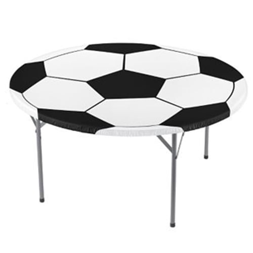 Shindigz Fitted Round Soccer Table Cover
