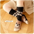 thumbnail image 4 of 3 Pairs Kids Wool Cotton Socks, Toddlers Boys Girls Warm Cute Animal Pattern Cartoon Novelty Fashion Soft Cotton Long Socks, 4 of 8