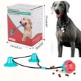 thumbnail image 2 of Special Buys! Dog Toys Pet Sucker Missing Molars Double Interactive Suction Cup Tpr Ball Ellipse Elastic Ropes Tooth Cleaning Chewing, 2 of 6