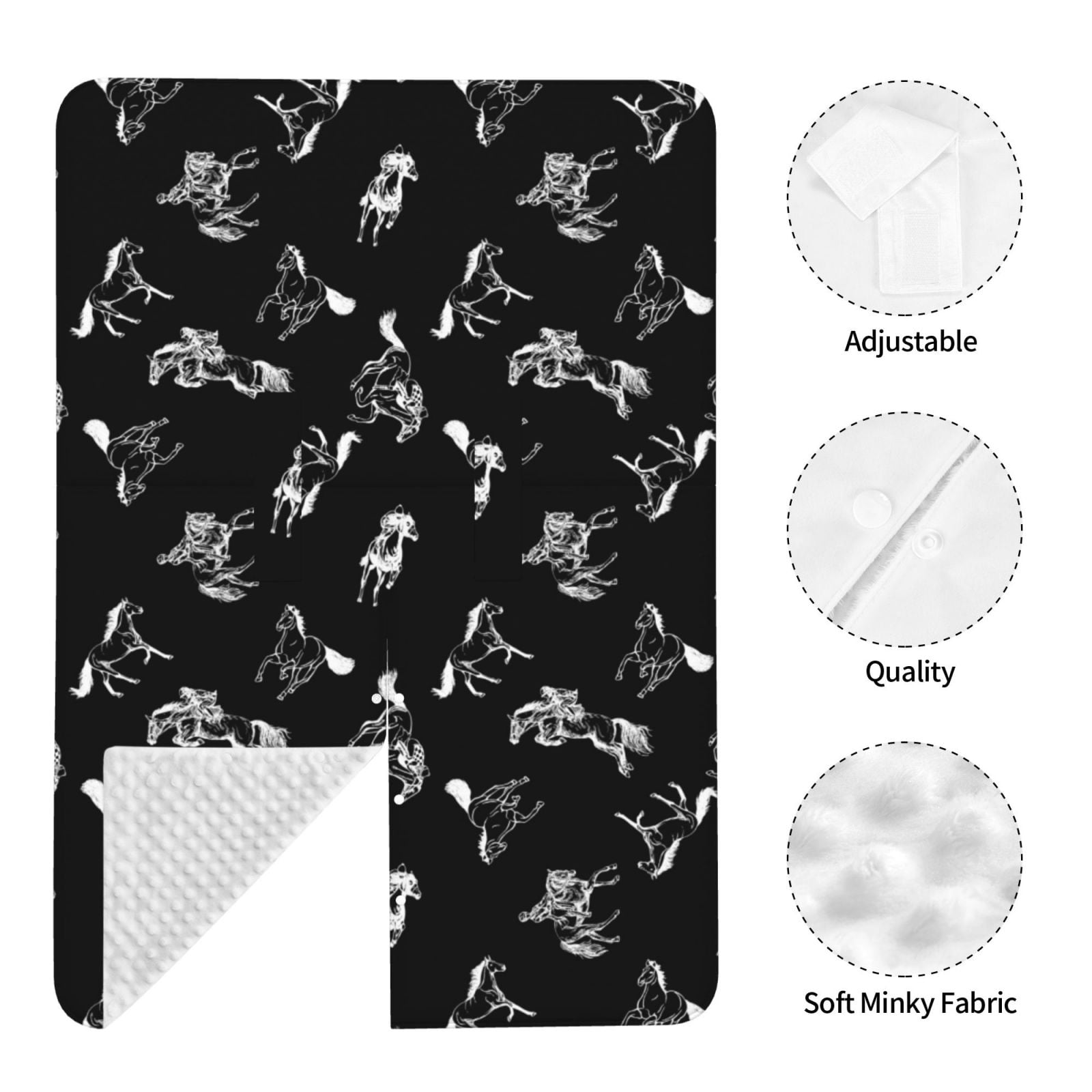 Car Seat Cover Baby - Minimalist Sketch Knight Horse Breathable Infant Car Seat Cover for Baby Carseat, Lightweight Comfort Baby Essentials Must Haves Newborn Stuff for Girl Boy