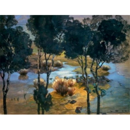 Russian Landscape - Posterazzi SAL261662 Landscape by Ludwig Dill 1848-1940 Russia Moscow Pushkin Mueum of Fine Arts Poster Print - 18 x 24 in.
