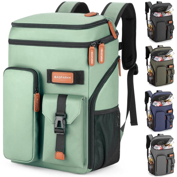Mochila térmica BAGPARKK con aislamiento de 3 latas para viajes y acampadas