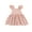 Pink, variant on Wassery Toddler Kids Girls Summer Sling Dress 18M 24M 2T 3T 4T 5T Little Girls White Pink Sleeveless Lace Hollow-Out Princess Dress