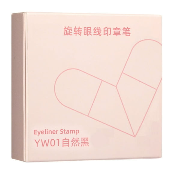 Double-Ended Winged Pencil Stamp & Pen, Waterproof Smudge-Proof Stencil Makeup Tool Set for Beginners Women, Quick & Easy Makeup for Commuting, Dating