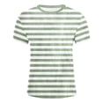 thumbnail image 4 of SGMVNU Girls T Shirts Fashion Girls Tops Size 7-8 Short Sleeve Crewneck Tees Stripes Print Cotton Tops Shirts Holiday T Shirts Summer Outfit(Size 9-10 Years,Light Green), 4 of 4