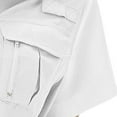 thumbnail image 6 of HongQid Womens Button Down Shirts Short Sleeve Collared Button Up Casual Blouses Loose Tops with Two Pocket, 6 of 7