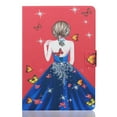 thumbnail image 3 of SaniMore Wallet Case for iPad Pro 11 2024, PU Leather Case Card Slots Anti-slip Strip Flip Kickstand Shockproof TPU Shell Full Protective Fashion Lovely Cover, Girl's Back, 3 of 6