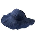 thumbnail image 6 of CoCopeanut Berjemur Topi untuk Wanita Visor Topi Memancing Fisher Pantai Topi UV Perlindungan Hitam Kasual Wanita Musim Panas Topi Topi topi Hadir, 6 of 6