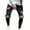 Black, variant on ZVNAΖH Mens Ripped Biker Jeans Skinny Distressed Moto Casual Denim Pants