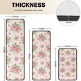 thumbnail image 4 of Pioneer Flower Floral Print Pattern Kitchen Rugs Sets Of 3,Kitchen Runner Rugs Non Skid Washable,Decorative Kitchen Floor Mats for Kitchen,Sink,Laundry,17X30 Inch + 17X47 Inch + 17X59 Inch, 4 of 6