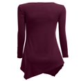thumbnail image 3 of CHOK Tunique Longue à Manches Longues Col en V pour Femmes Robe T-Shirt, 3 of 3