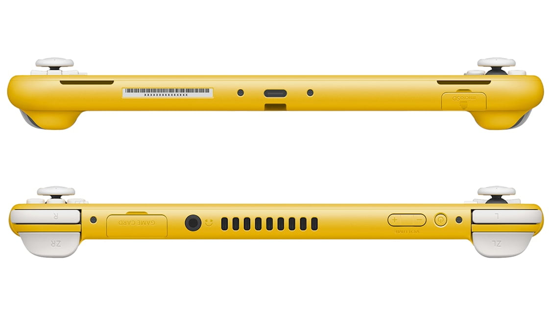 Nintendo Switch Lite - Compact Handheld Gaming, Yellow (European