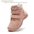 thumbnail image 6 of Stepedia Kids Snow Boots for Boys Girls Waterproof Faux Fur Fuzzy Warm Winter Ankle Boots, Pink, 6 of 8