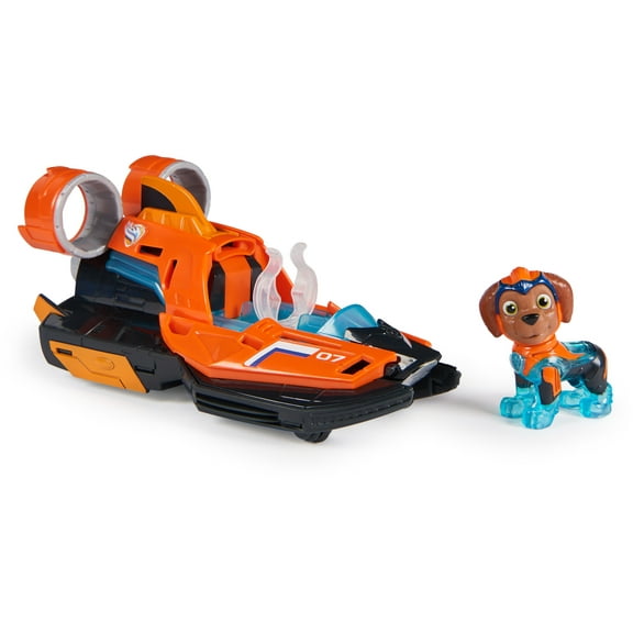 PAW Patrol: The Mighty Movie Jet Boat with Lights, Sounds & Zuma Figure, Ages 3 