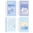 thumbnail image 1 of School savings A5 Flip Coil Notebooks 4 Pack! Perfect For Students And Each Notebook Contains 60 Sheets Of College Lined Paper Providing Ample For Notes, 1 of 4