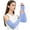 Blue, variant on Unisex Ice Silk Sun Protection Arm Sleeves Non Slip Breathable Quick Dry for Cycling Outdoor Sports Running UPF 50+ Lightweight Cooling